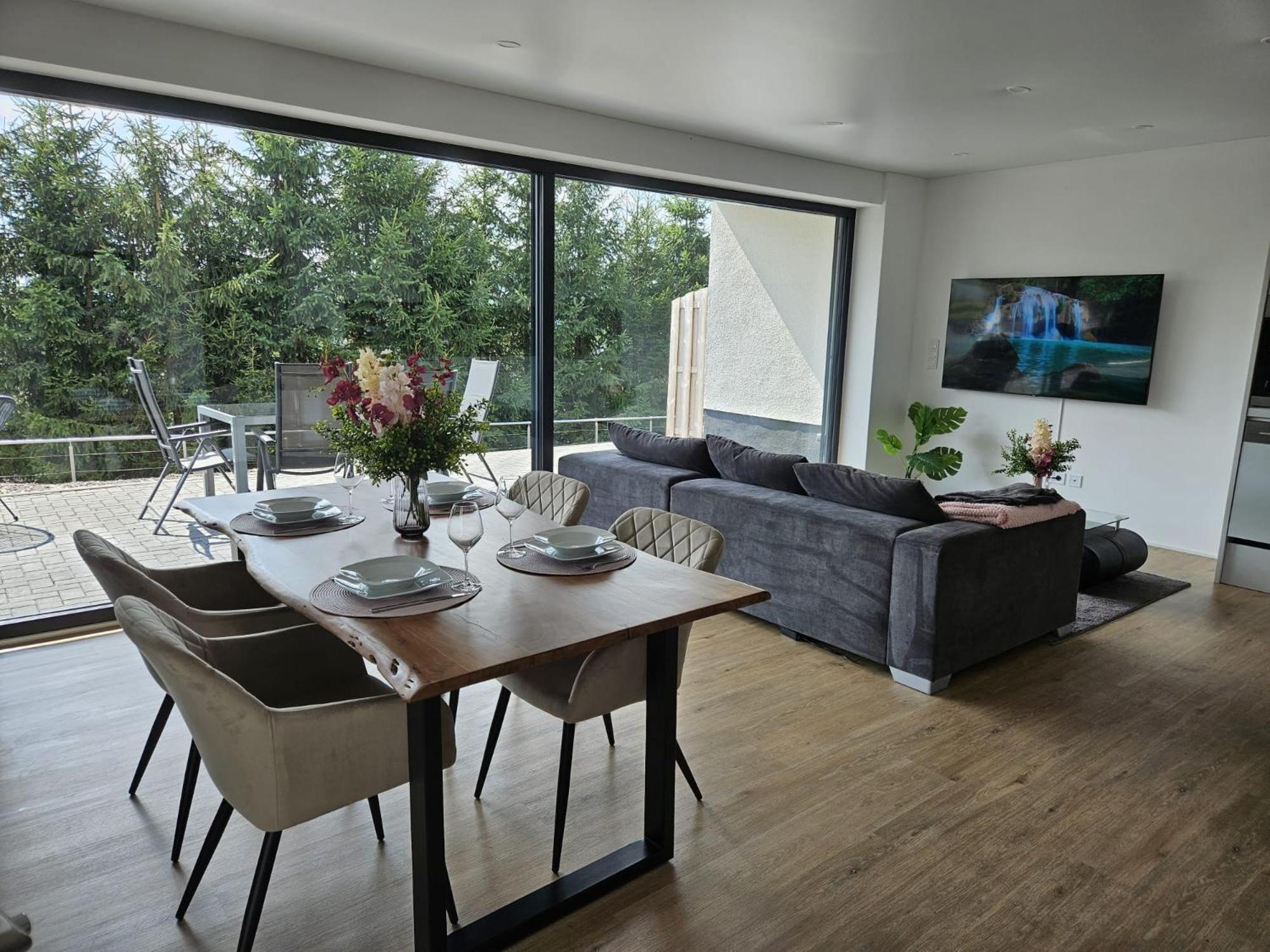 Stilvolle Wohnung Mit Blick Und Selbst-Check-In 巴特贝勒堡 外观 照片